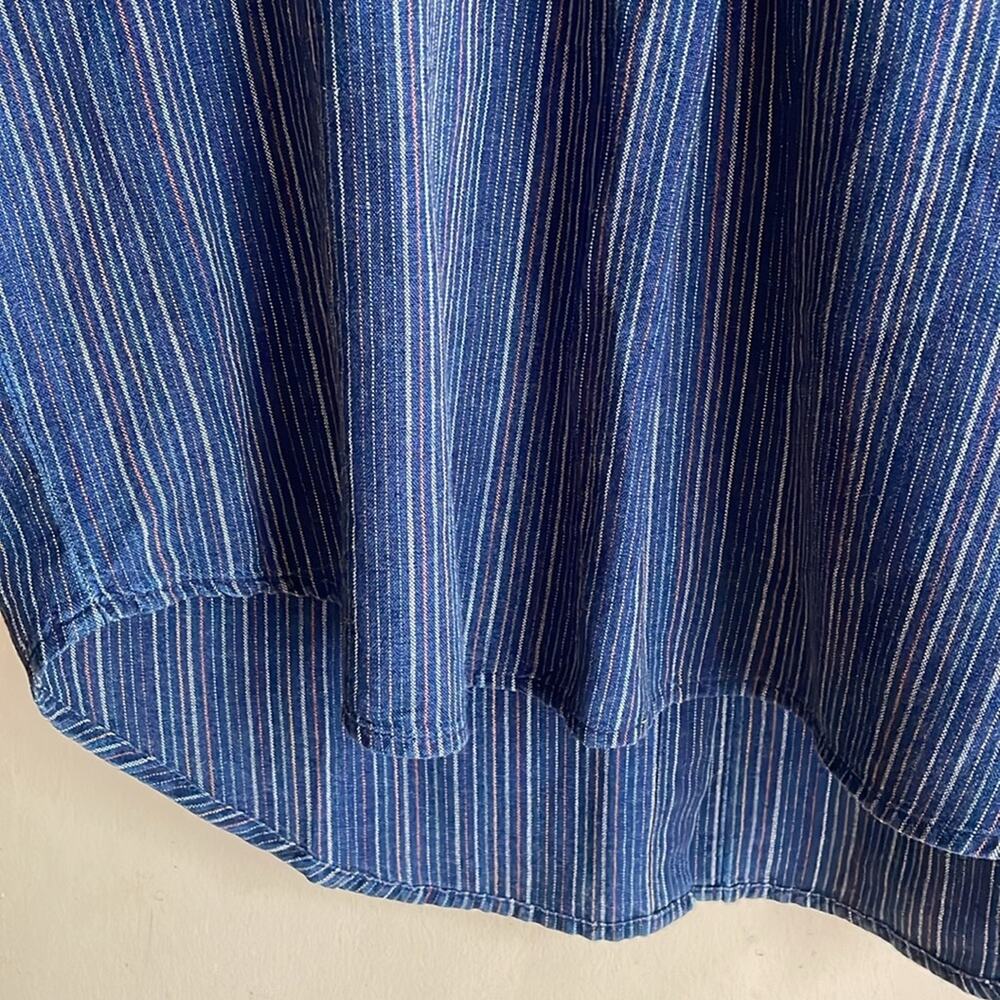 Madewell Courier Button-Back Shirt in Cecile Stripe - Picture 9 of 15